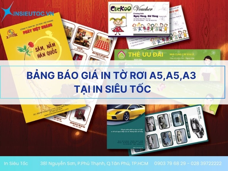 báo giá in tờ rơi