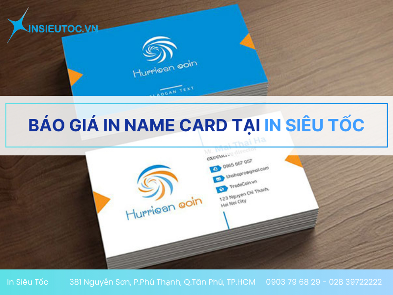 giá in name card - In Siêu Tốc