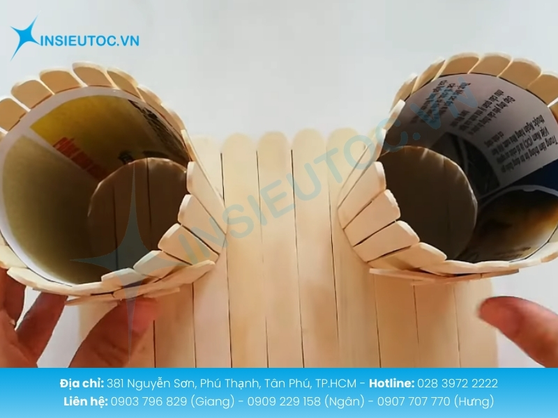 Tạo ngăn hộp để phân loại bút chì bút bi và thước kẻ gọn gàng