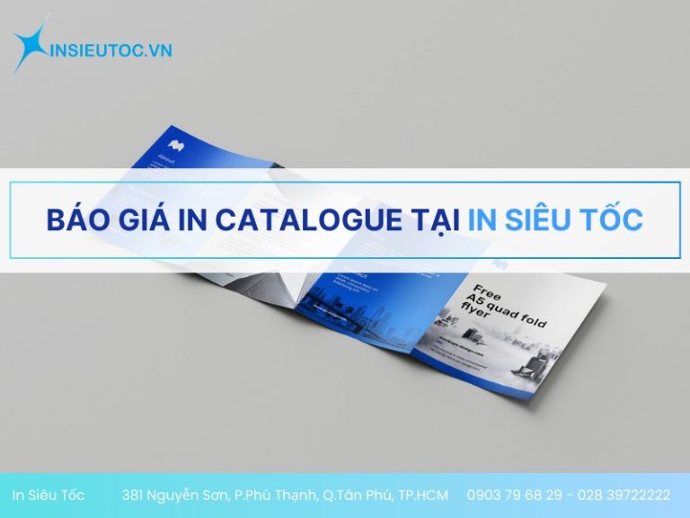 Bảng Báo Giá In Catalogue Giá Rẻ Cập Nhật [2025] Tại In Siêu Tốc