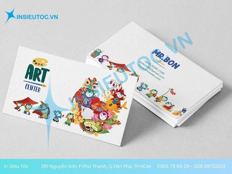 Name card giấy mỹ thuật