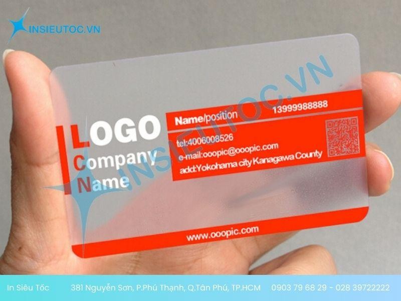 Name card PVC