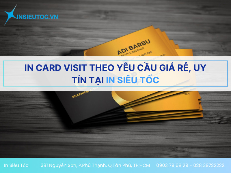 in card visit theo yêu cầu