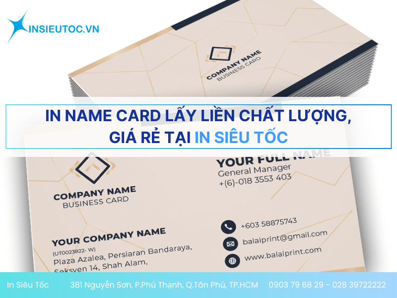 in name card lấy liền