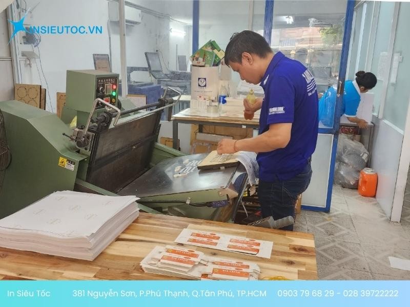 In Siêu Tốc trang bị công nghệ, máy móc hiện đại