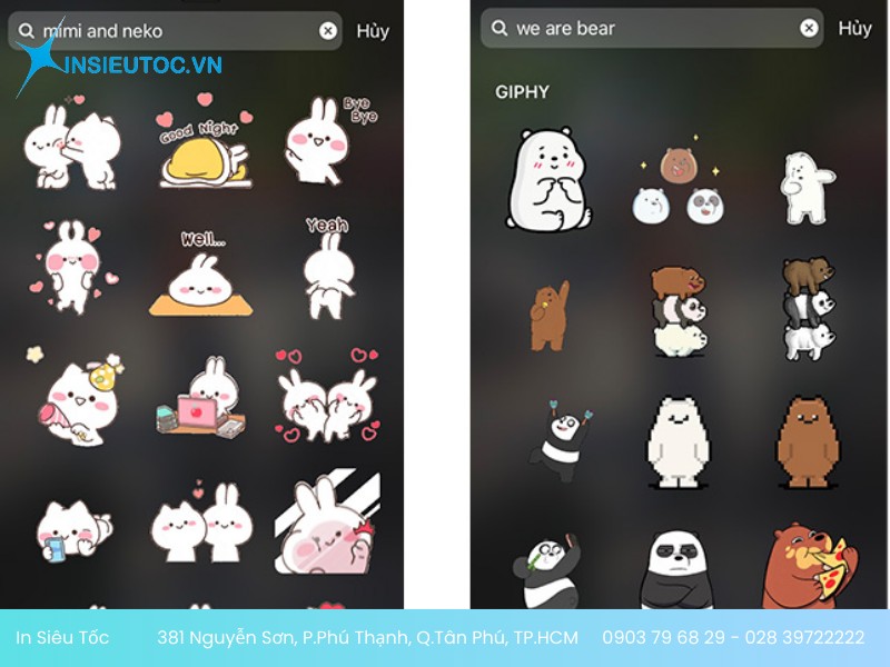 instagram sticker động vật dễ thương