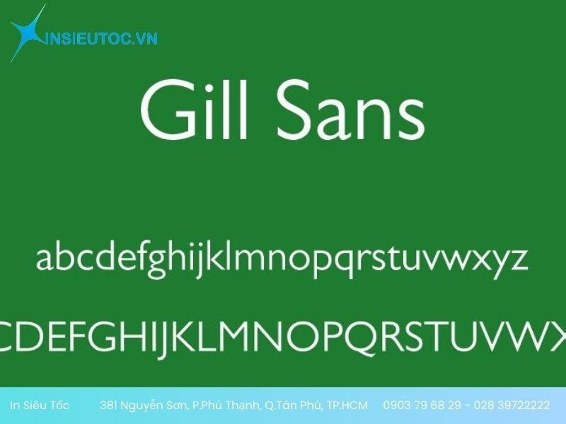 Gill Sans