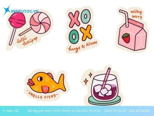 99+ Mẫu sticker cute, dễ thương được ưa chuộng - In Siêu Tốc