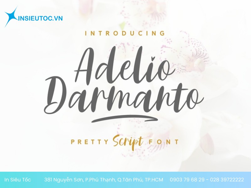 Font Adelio Darmanto