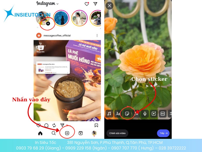 Tạo một bài đăng mới trên Instagram 