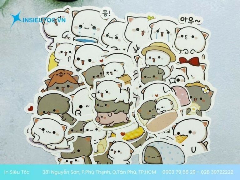 30+ Mẫu sticker con mèo đáng yêu được ưa chuộng nhất hiện nay