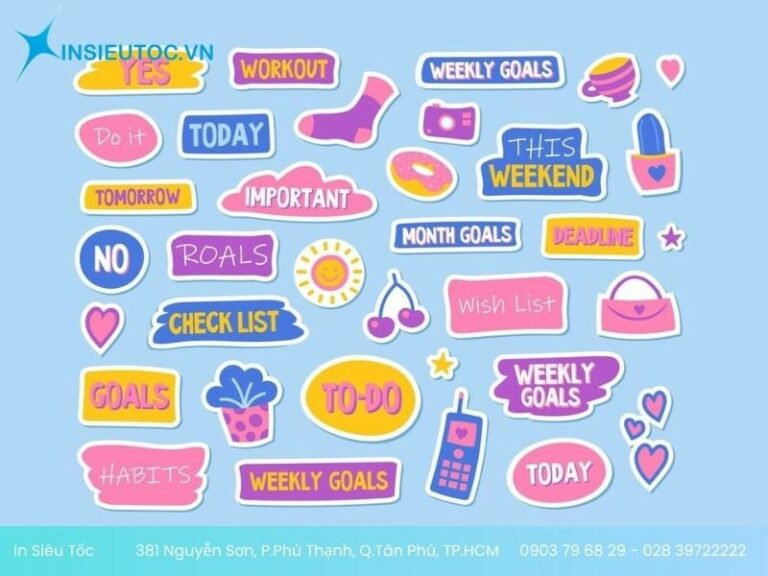 99+ Mẫu sticker cute, dễ thương được ưa chuộng - In Siêu Tốc