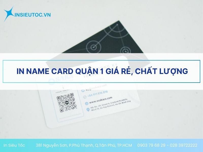 in name card quận 1