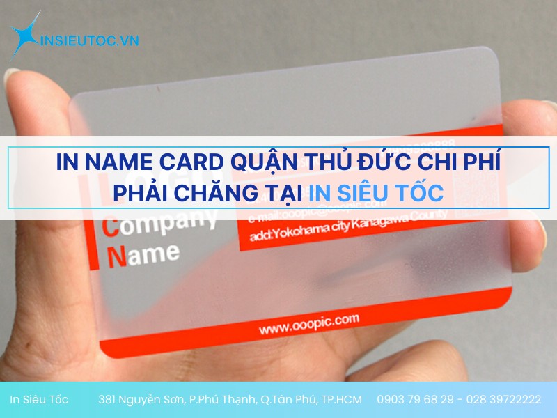 in name card quận thủ đức