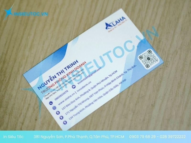 in name card lấy ngay quận 1