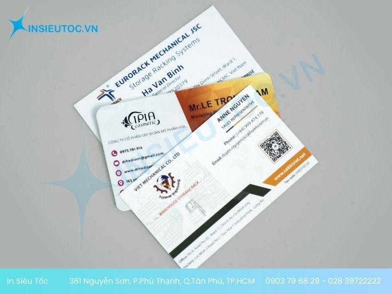 in card visit lấy liền giá rẻ quận 3