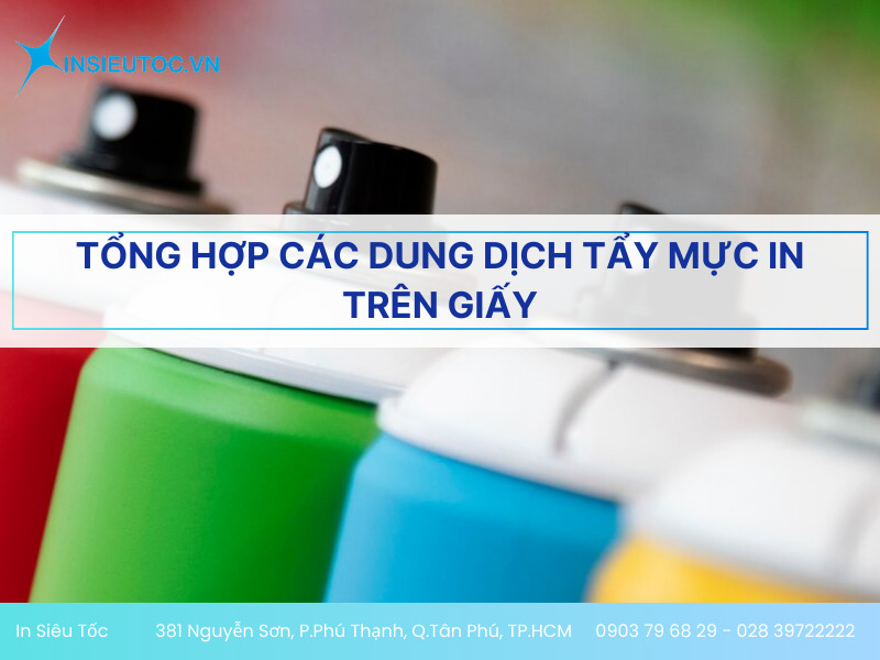 dung dịch tẩy mực in trên giấy