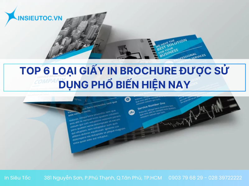 giấy in brochure