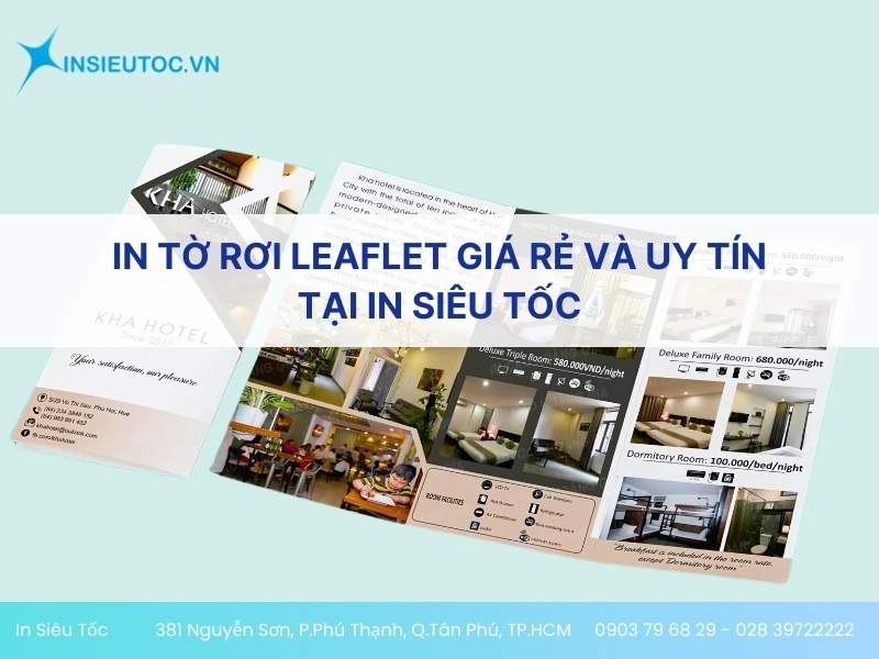 in tờ rơi leaflet