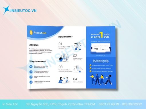 in tờ rơi leaflet chất lượng