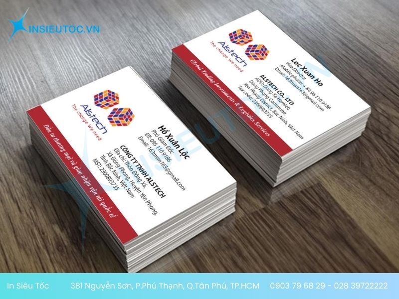 mẫu name card công ty sang trọng