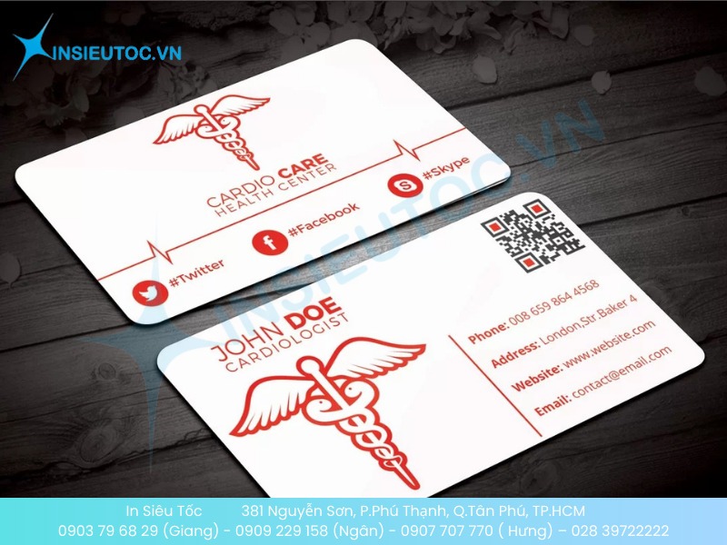 Name Card cho trung tâm Cardio