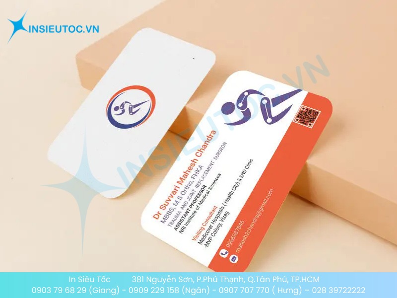 Name Card cho bác sĩ khoa chấn thương chỉnh hình