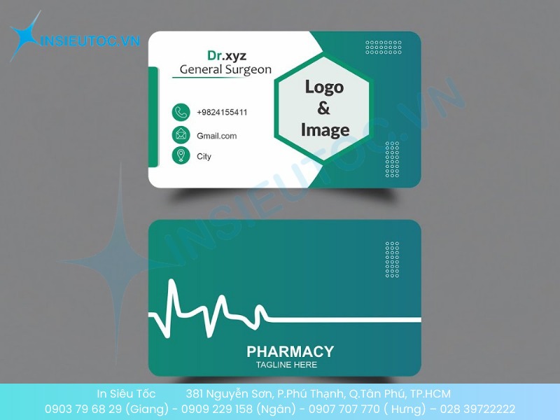 Name Card cho bác sĩ tim mạch