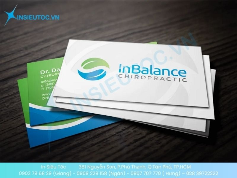 Mẫu card visit Đông y tone màu nhẹ nhàng, thân thiện