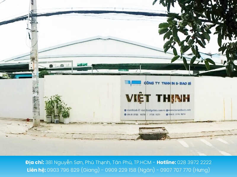 Việt Thịnh in ấn và bao bì cao cấp tạo ấn phẩm tinh xảo cho thương hiệu