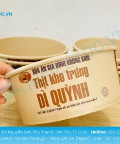 Hộp đựng thức ăn nước kín chống rò rỉ phù hợp bún phở và soup