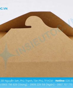 Hộp đựng thức ăn nắp gài chéo tiện lợi chắc chắn cho các phần ăn lớn