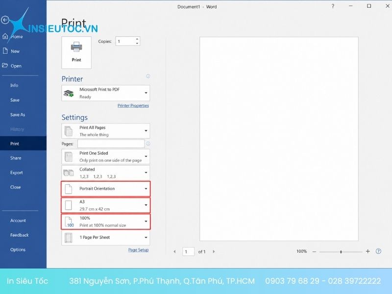 Cách chọn file hỗ trợ máy in khổ A3