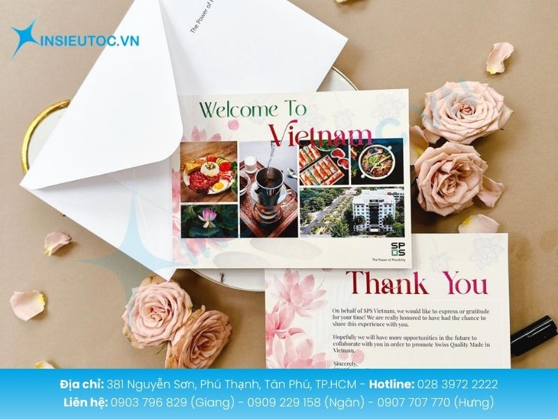 Thiệp mời thiệp chúc mừng vừa vặn phong bì tiêu chuẩn