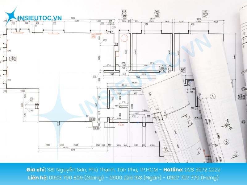 Bản vẽ kỹ thuật rõ ràng thuận tiện kiểm tra tại công trường