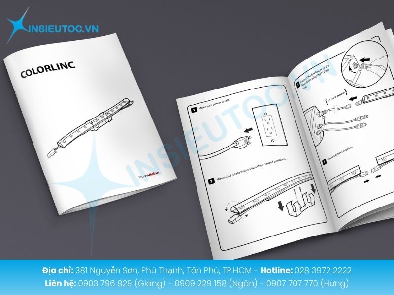 Sách hướng dẫn rõ ràng cho sản phẩm kích thước trung bình