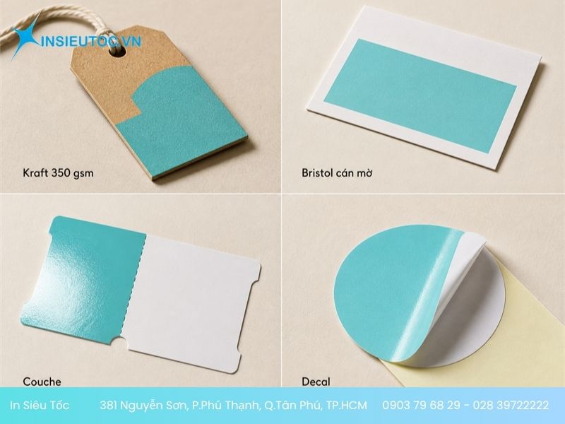 Chọn giấy và định lượng cho sản phẩm A7