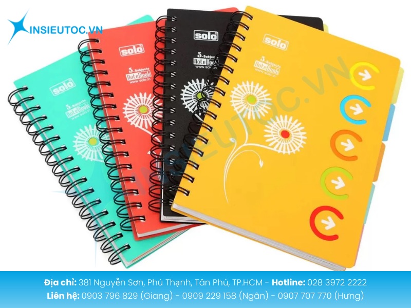 Sách và sổ tay B5, B6 tiện đọc tiện mang theo