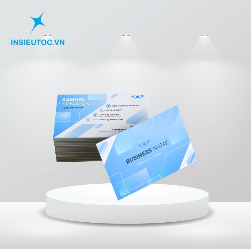In name card danh thiếp nhanh giá rẻ, nhiều loại chất liệu