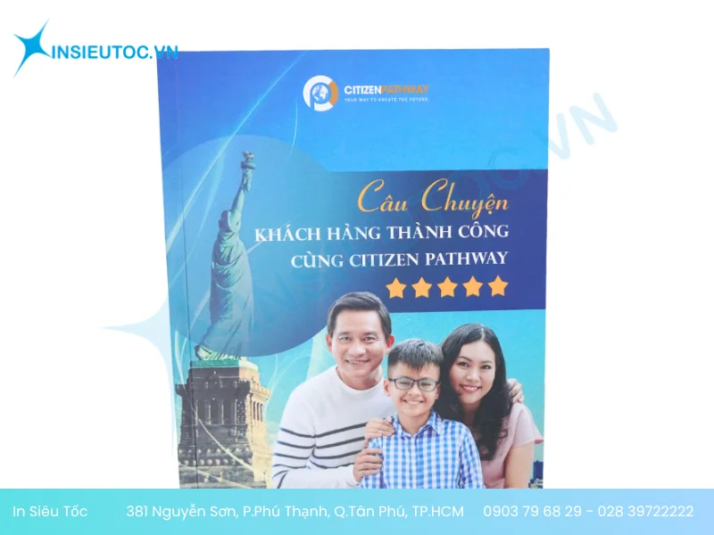 Bìa carton lạnh dùng để làm bìa catalogue