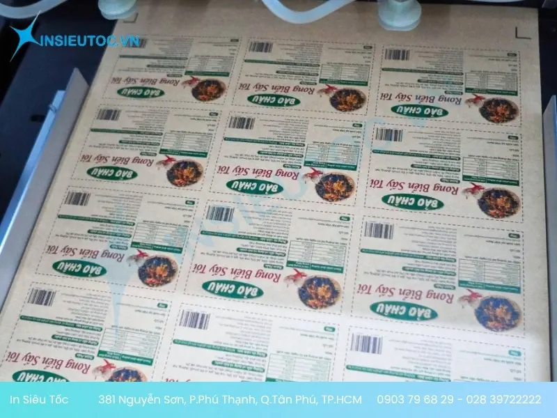 Decal giấy kraft