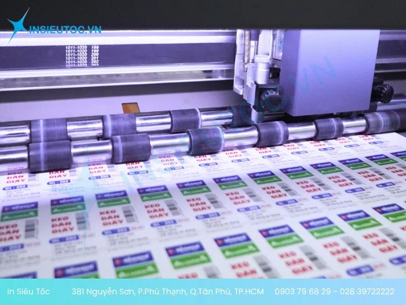 Dịch vụ in decal quận Tân Phú tại In Siêu Tốc.