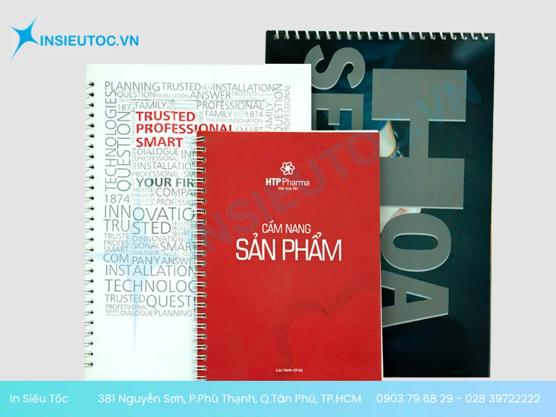 Bìa catalogue cứng cáp, phù hợp hồ sơ doanh nghiệp
