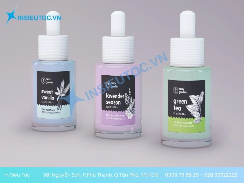 Decal nhãn mỹ phẩm