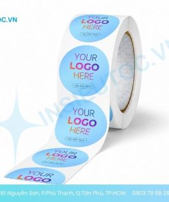 In decal cuộn là in tem nhãn liên tục quanh lõi