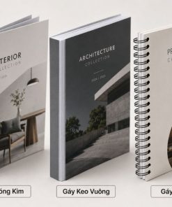 Các kiểu đóng quyển và gia công catalogue A4