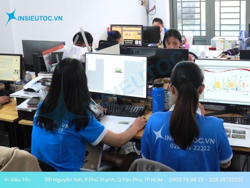 In Siêu Tốc hỗ trợ thiết kế file cho khách