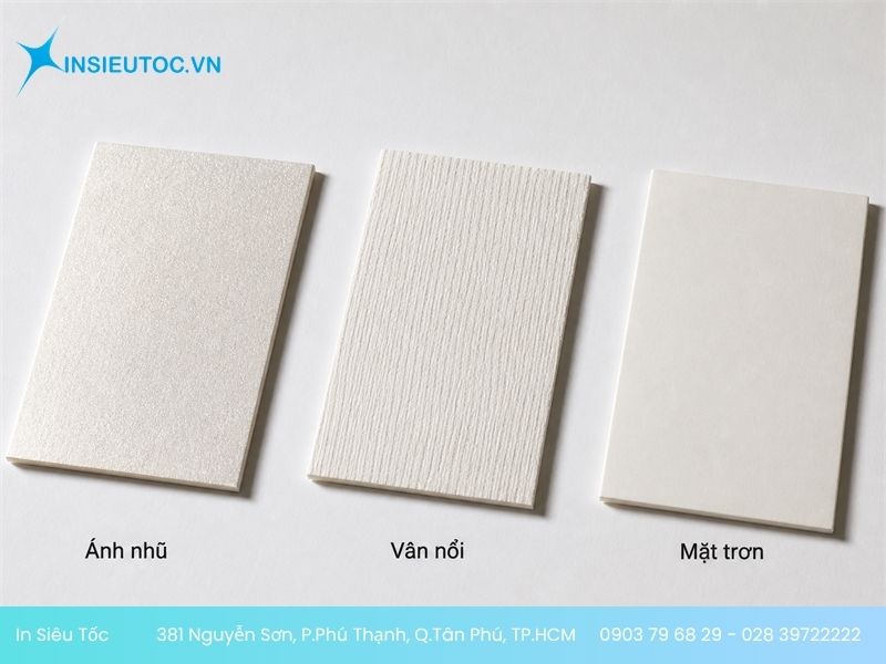 3 dòng giấy thơm phổ biến dùng để in card visit 2 mặt