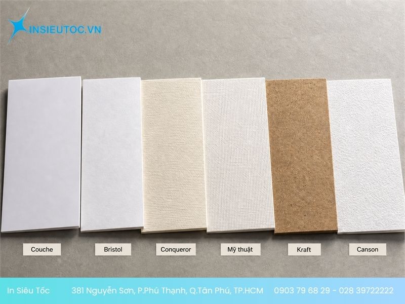 6 loại giấy in card visit 2 mặt phổ biến