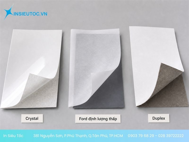 3 loại giấy không nên dùng khi in card visit 2 mặt